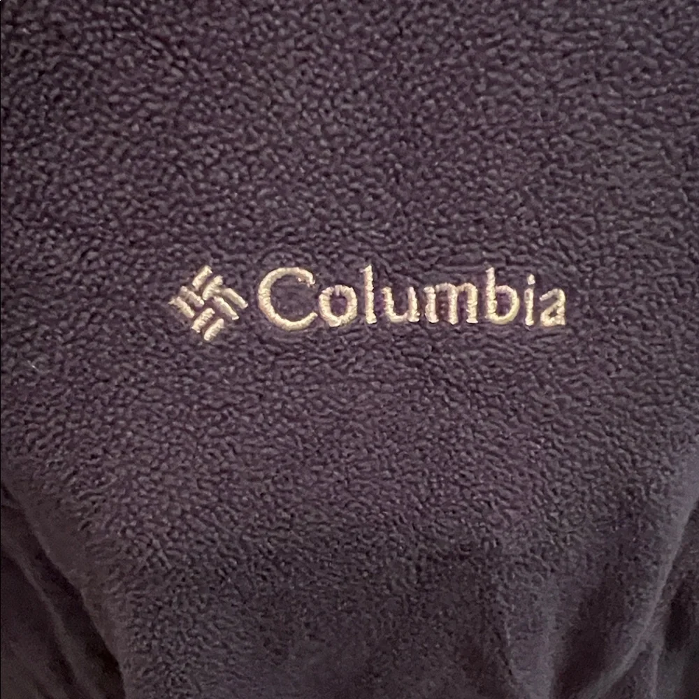 Columbia Navy Blue 1/4 Zip Fleece Sweater Size XS